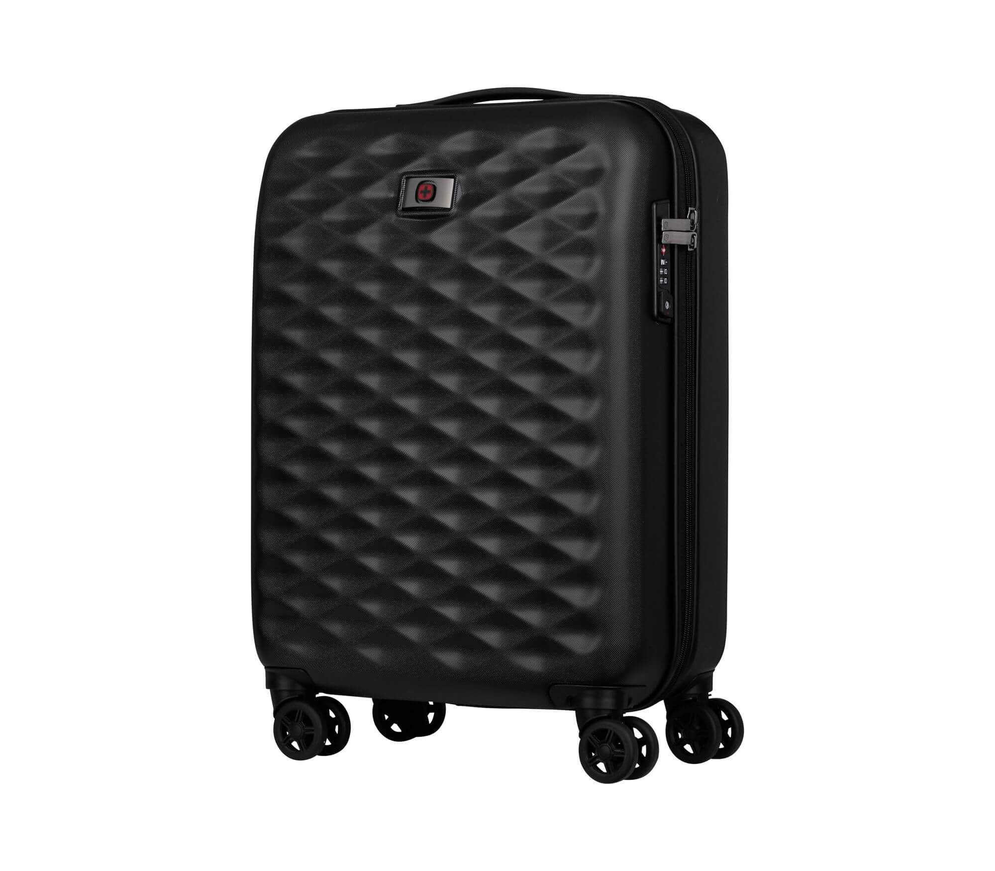 Куфар за багаж на колелца 604336 Wenger Lumen Hardside Luggage 20, 32 литра, черен