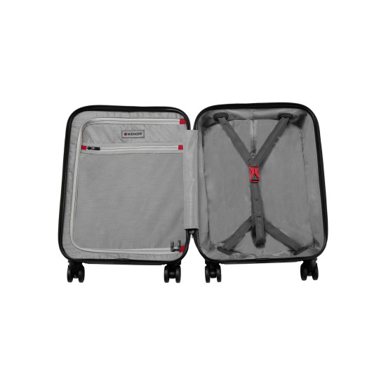 Куфар за багаж на колелца 604338 Wenger Lumen Hardside Luggage 20, 32 литра, сив