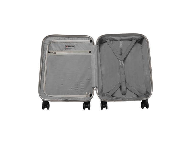Куфар за багаж на колелца 606497 Wenger Lumen Hardside Luggage 20 , 32 литра, сребрист