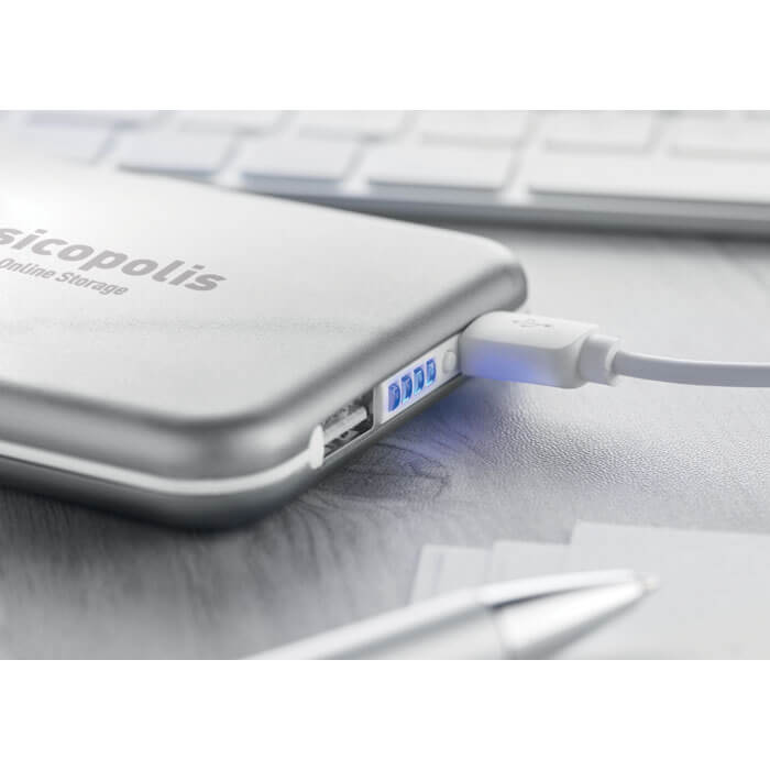 Соларна външна батерия Power bank 4000 mAh
