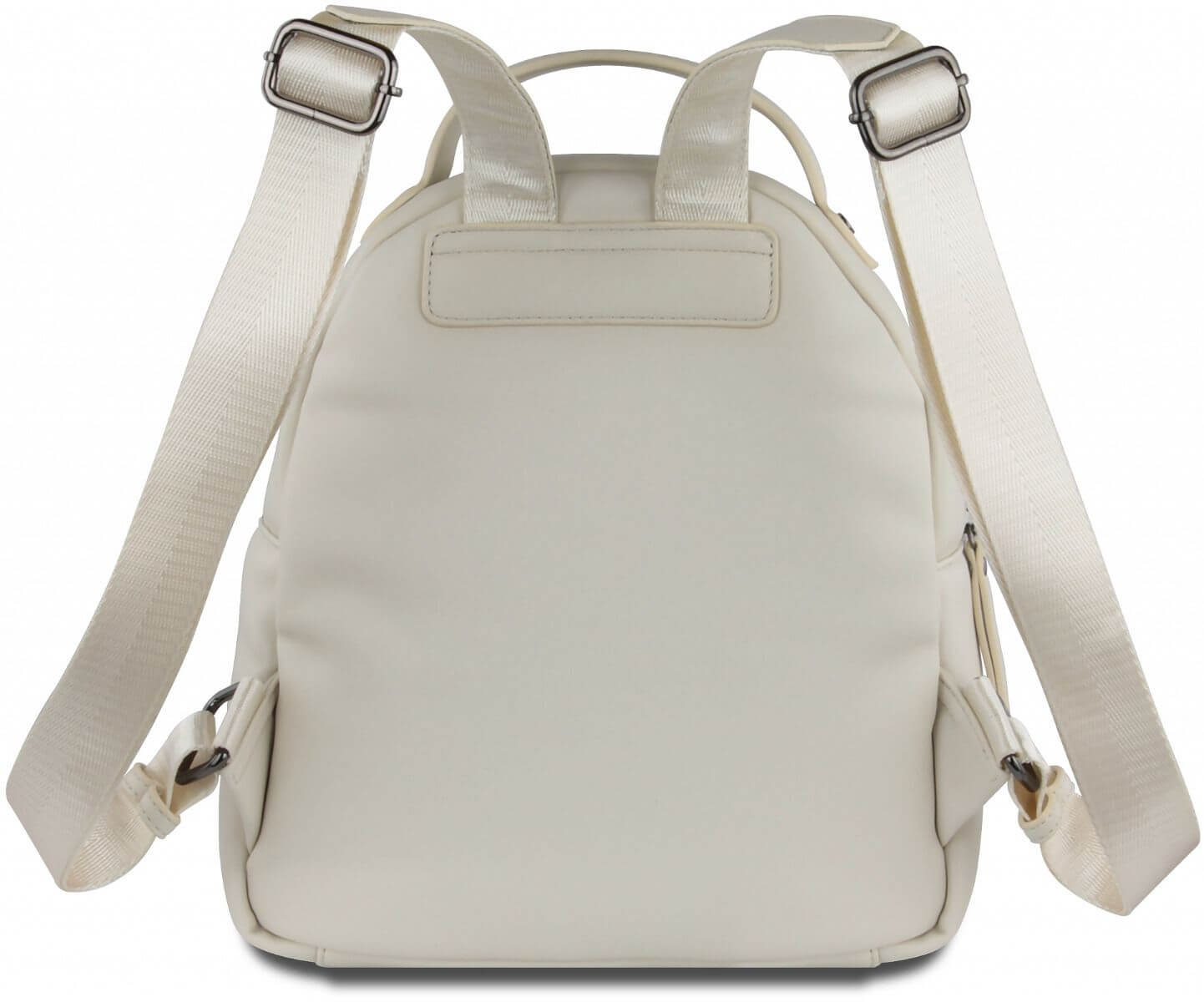 Дамска кожена раница Bugatti Cara Small, бяла