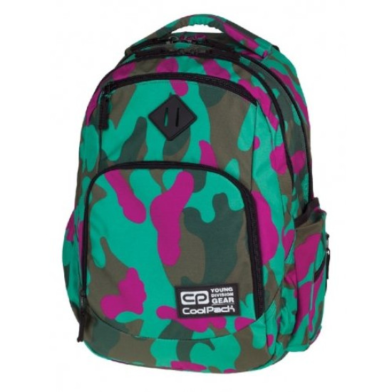 Ученическа раница Coolpack break camouflage emerald 76548