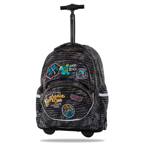 Ученическа раница на колела starr badges g`grey B35155