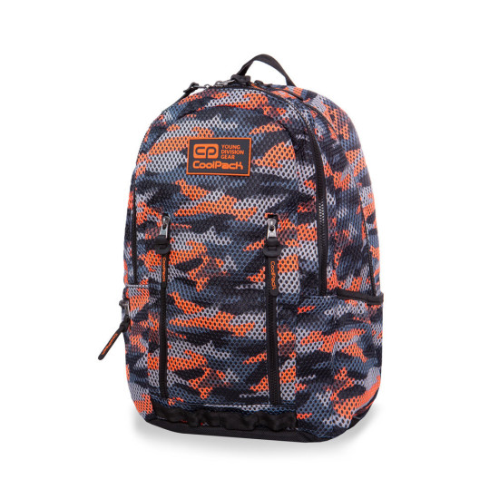 Ученическа раница Coolpack impact ii camo mesh orange B31069