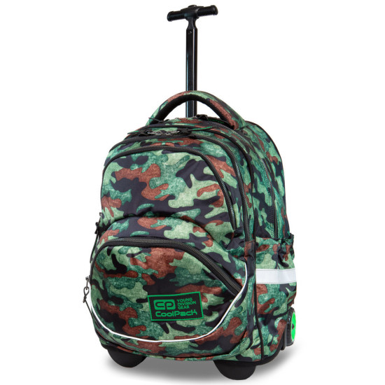 Ученическа раница на колела Coolpack starr camo fusion green B35095