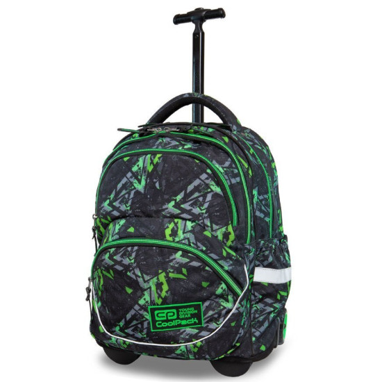 Ученическа раница на колела Coolpack starr electric green B35099