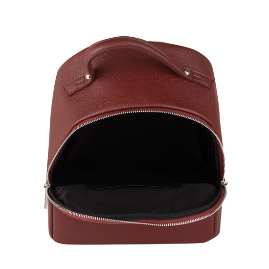 Rossi DL0111 Червена дамска раница от естествена кожа