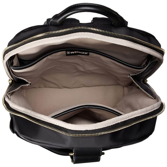 Черна дамска раница за лаптоп 15.6 инча Wenger Alexa 601376